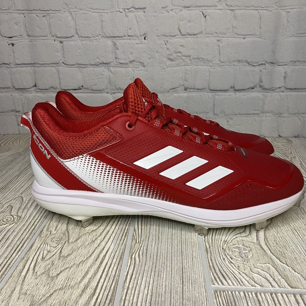Adidas Icon 7 Metal Baseball Cleats Men’s 13 Red S23861 New